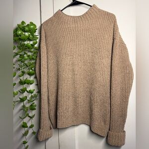Pink Rose beige sweater